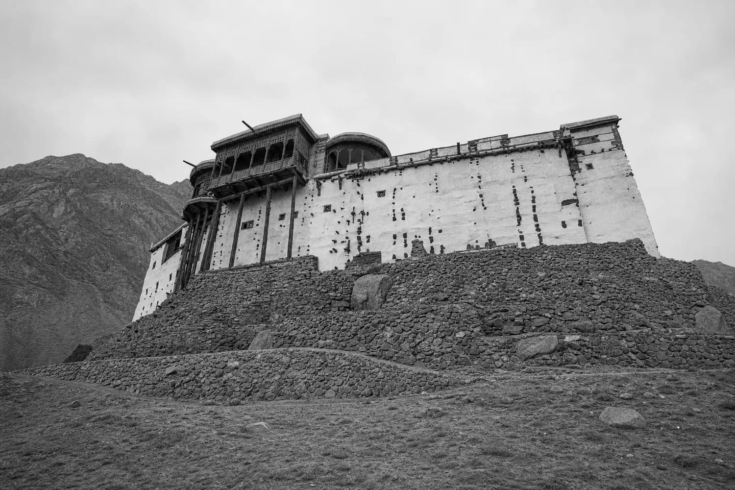 Baltit Fort above Karimabad in Hunza